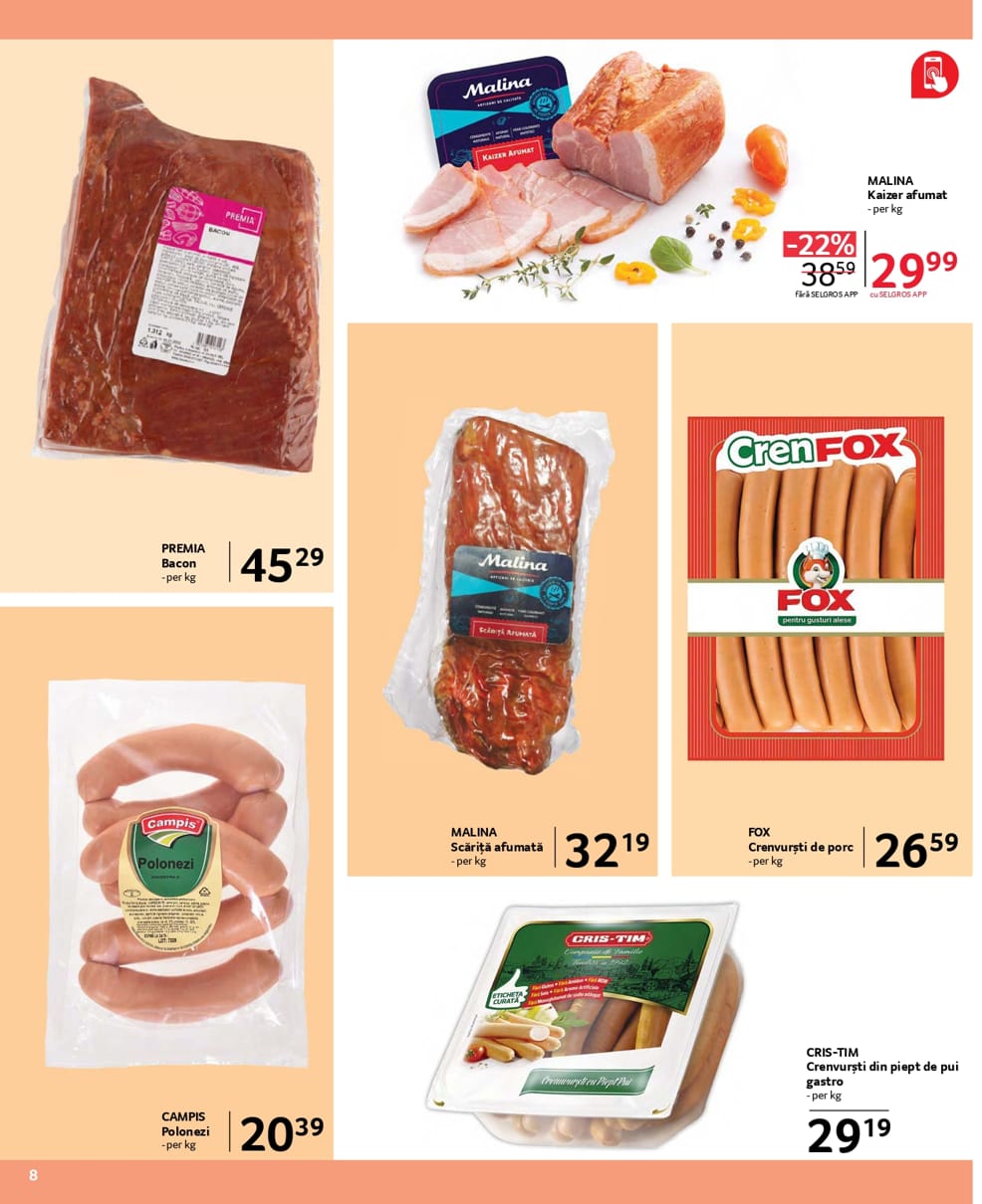 catalog Selgros gastro food